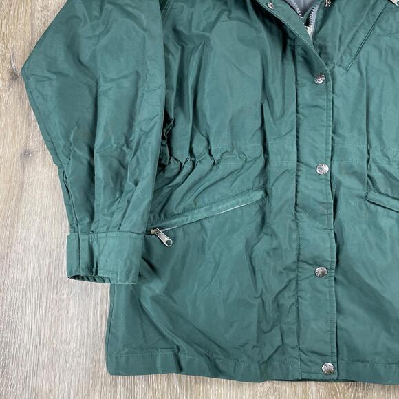 Vintage The North Face Goretex Parka USA Made Green Hooded Women's Large Jacket - Picture 7 of 16